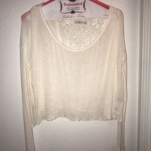 Creme Sweater, Unique Back